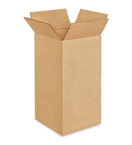 6" x 6" x 12" Tall Corrugated Boxes (Bundle of 25)