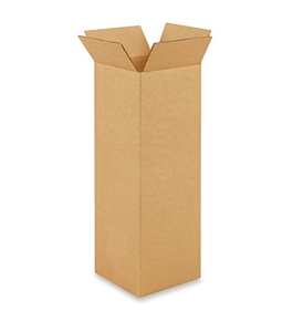 6" x 6" x 18" Tall Corrugated Boxes (Bundle of 25)