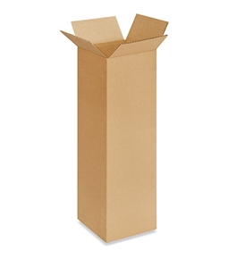 6" x 6" x 20" Tall Corrugated Boxes (Bundle of 25)