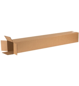 6" x 6" x 48" Tall Corrugated Boxes (Bundle of 25)
