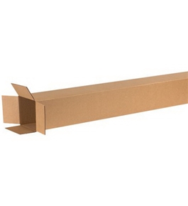 6" x 6" x 60" Tall Corrugated Boxes (Bundle of 15)