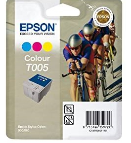 Epson T005011 Tri-Color Ink Cartridge for Epson Stylus Color 900 and 980 Printers