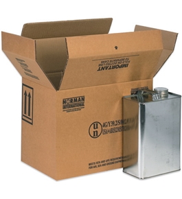 8 7/8" x 6 5/8" x 10 1/4" 2 - 1 Gallon F-Style Boxes (20 Each Per Bundle)