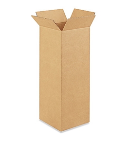 8" x 8" x 24" Tall Corrugated Boxes (Bundle of 25)