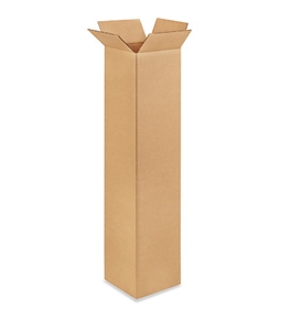 8" x 8" x 36" Tall Corrugated Boxes (Bundle of 25)