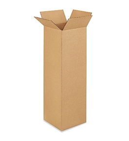 9" x 9" x 30" Tall Corrugated Boxes (Bundle of 25)