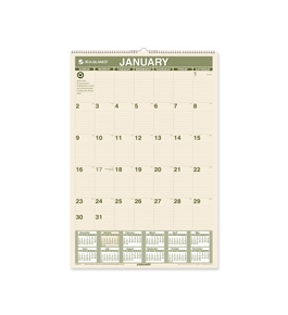 AT-A-GLANCE Recycled Monthly Wall Calendar