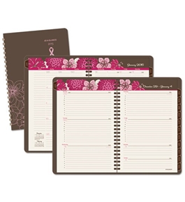 AT-A-GLANCE - Sorbet Weekly/Monthly Planner, 4-7/8 x 8, Brown, 2015