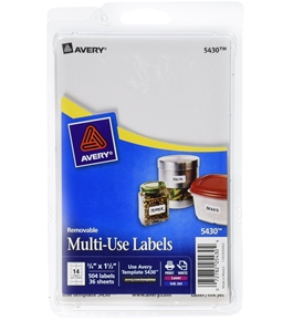 Avery Multi-Use Labels - 0.75x1.5 Inches