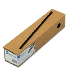 GBC CombBind Binding Spines, 0.25-Inch, 25-Sheet Capacity, Navy Blue, 100 per Box (4010485)