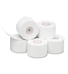 PM Company Single-Ply Thermal Cash Register/Point of Sale Rolls, 1-3/4" x 150 ft, 10/Pack