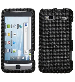 Aimo HTC G2HPCDMS003NP Dazzling Diamante Bling Case for HTC G2 - Black