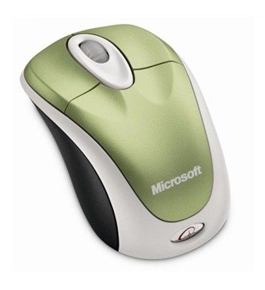 Microsoft Wireless Notebook Optical Mouse 3000 - Aloe Green