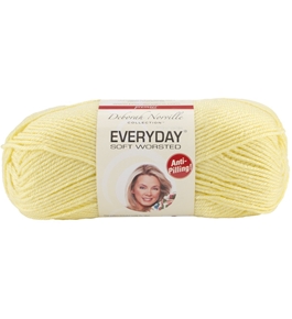 Everyday Anti-Pilling Soft Worsted Solids Yarn-Baby Yellow