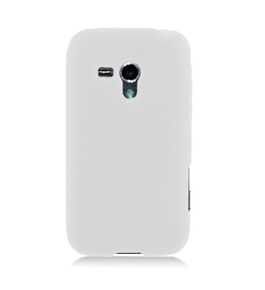 Eagle Cell SCSAMM830S10 Barely There Slim and Soft Skin Case for Samsung Galaxy Rush M830 - White