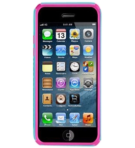 Body Glove 9312601 Tactic Case for Apple iPhone 5, Aqua/Pink