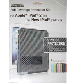 Wright Right Carbon Fiber iPad 3 Full Coverage Protection Kit - 9263603