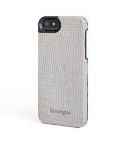 iPhone 5 Leather Shell Grey