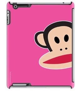 Paul Frank Zoom Julius Pink Deflector Hard Case for iPad 2/3/4, Multicolored -C0005-DR