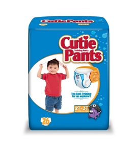 Cuties Training Pants, Boy, 104 Count  - Pack of 4