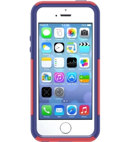 OtterBox [Commuter Series] Apple iPhone 5S Case - Protective Case for iPhone - Berry (Raspberry Pink /Sienna Blue)