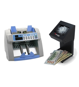 Cassida 85UM Ultra Heavy Duty Currency Counter with Cassida 2230 IR Counterfeit Detector