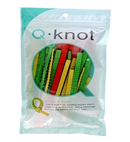 Q Knot Reusable Cable Tie, 25-Pieces / Pack, 2 Packs