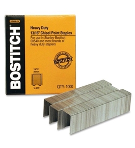 Bostitch Heavy Duty Premium Staples, 130-165 Sheets, 13/16 Inch (20mm) Leg, 1,000 Per Box (SB33513/16HC-1M)