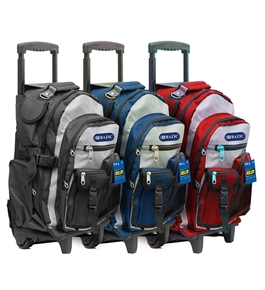 BAZIC 18 Two-Tone Rolling Backpack
