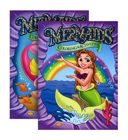 MERMAIDS FOIL & EMBOSSED Coloring & Activity Book