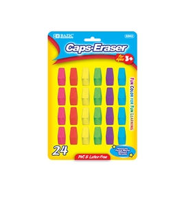 BAZIC Neon Eraser Top (24/Pack)