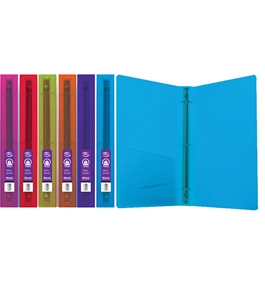 BAZIC 1 Glitter Poly 3-Ring Binder with Pocket