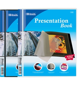BAZIC 10-Pockets Presentation Book