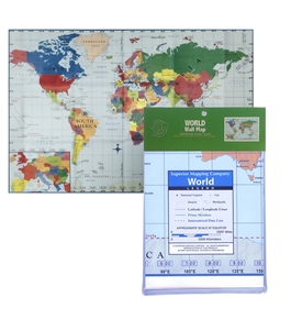 Folded World Map