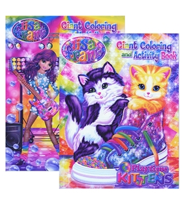 LISA FRANK Giant Coloring & Activity Book