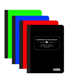 BAZIC withR 70 Ct. Poly Cover Composition Book