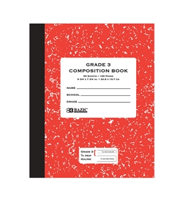 BAZIC 50 ct Grade 3 Primary Composition Book