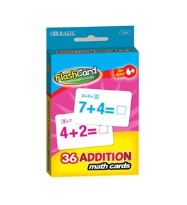 BAZIC Addition Flash Cards (72/Pack)