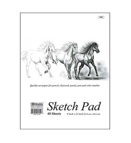 BAZIC 40 Ct. 9 X 12 Premium Sketch Pad