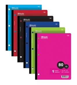 BAZIC withR 80 Ct. 1-Subject Wireless Notebook