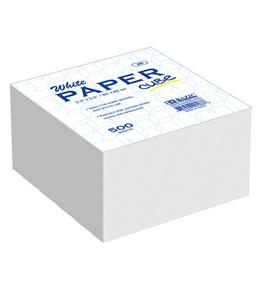 BAZIC 85mm X 85mm 500 Ct. White Paper Cube