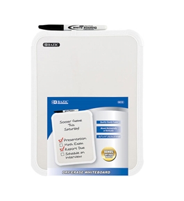 BAZIC 8.5 X 11 Dry Erase Board with Marker