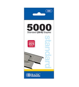 BAZIC 5000 Ct. Standard (26/6) Staples