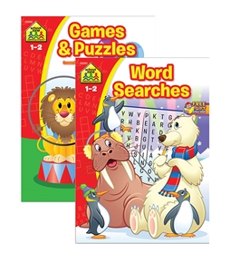 SCHOOL ZONE Games & Puzzle Books