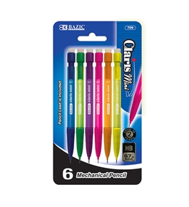 BAZIC Mini Claris 0.7mm Mechanical Pencil (6/Pack)