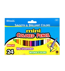 BAZIC 24 Mini Color Pencil