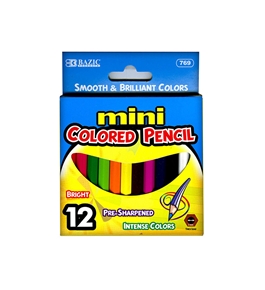 BAZIC 12 Mini Color Pencil