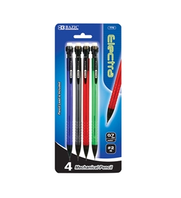 BAZIC Electra 0.7 mm Mechanical Pencil (4/Pack)