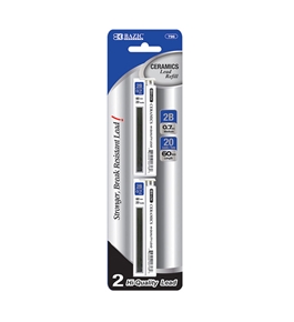 BAZIC 20 Ct. 0.7mm Ceramics Hi-Quality Mechanical Pencil Lead (2/Pack)