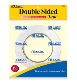 BAZIC 1 X 36 Yard (1296) Double Sided Tape